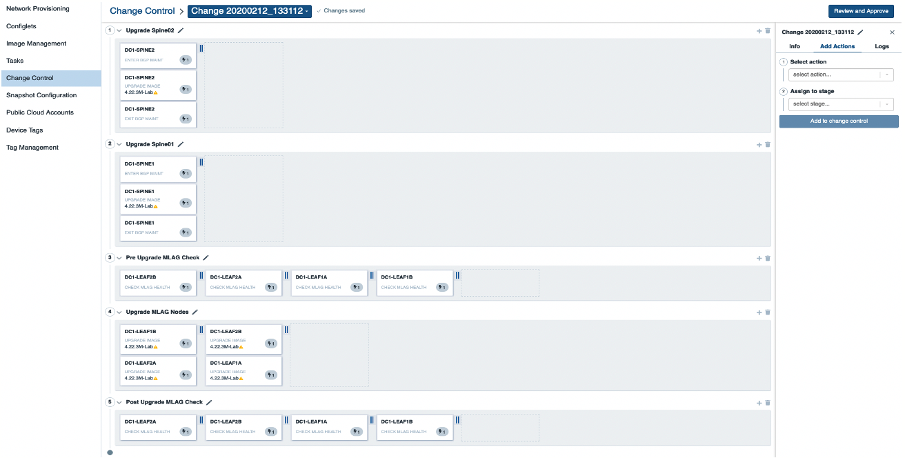 Change Control Example